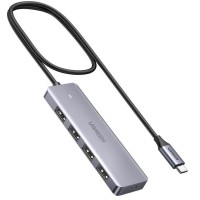 Bộ chia USB-C ra 4 cổng USB 3.0 màu đen Ugreen 20841 CM473